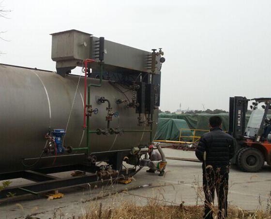 工業(yè)鍋爐人工拖運